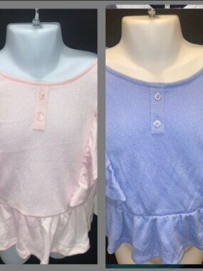 "WONDER NATION" Girls 2ct Shirt Bundle Set Size: Extra Small